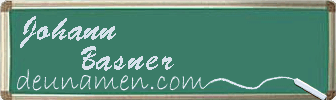 Johann Basner Visitenkarte